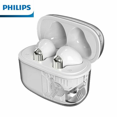 Гарнитура Philips-TAT1168 true wireless Bluetooth с шумоподавлением -удобная в носке 24 часа автономной работы AI-микрофон для звонков в формате HD 559300₽