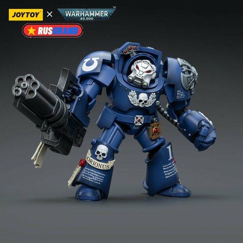 Подвижная фигурка JOYTOY Warhammer 40000 Ultramarines Terminators Brother Orionus некрон фигурка warhammer 40000