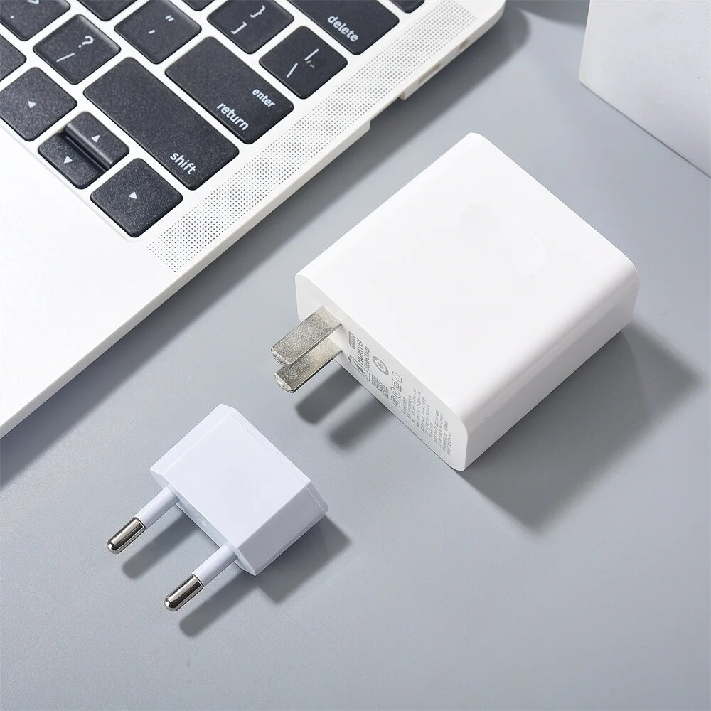 Быстрое зарядное устройство Huawei Mate 60 50 Pro, 100 Вт, USB A/C PD, адаптер питания, 6 А, кабель Type-C для планшета Pura 70 60 Pro + X3 X5, EU Charger Only
