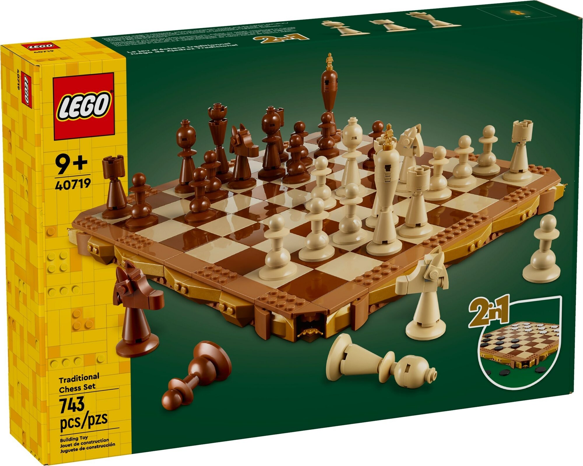 Конструктор LEGO 40719 Традиционные шахматы