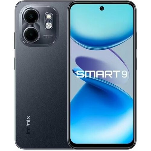 Смартфон Infinix X6532 Smart 9 128Gb 3Gb черный моноблок 3G 4G 68 11240₽