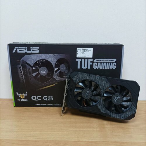 Видеокарта ASUS Geforce GTX 1660 Super TUF GAMING OC 6GB GDDR6 DP HDMI DVI-D TUF-GTX1660S-O6G-GAMING 21503₽