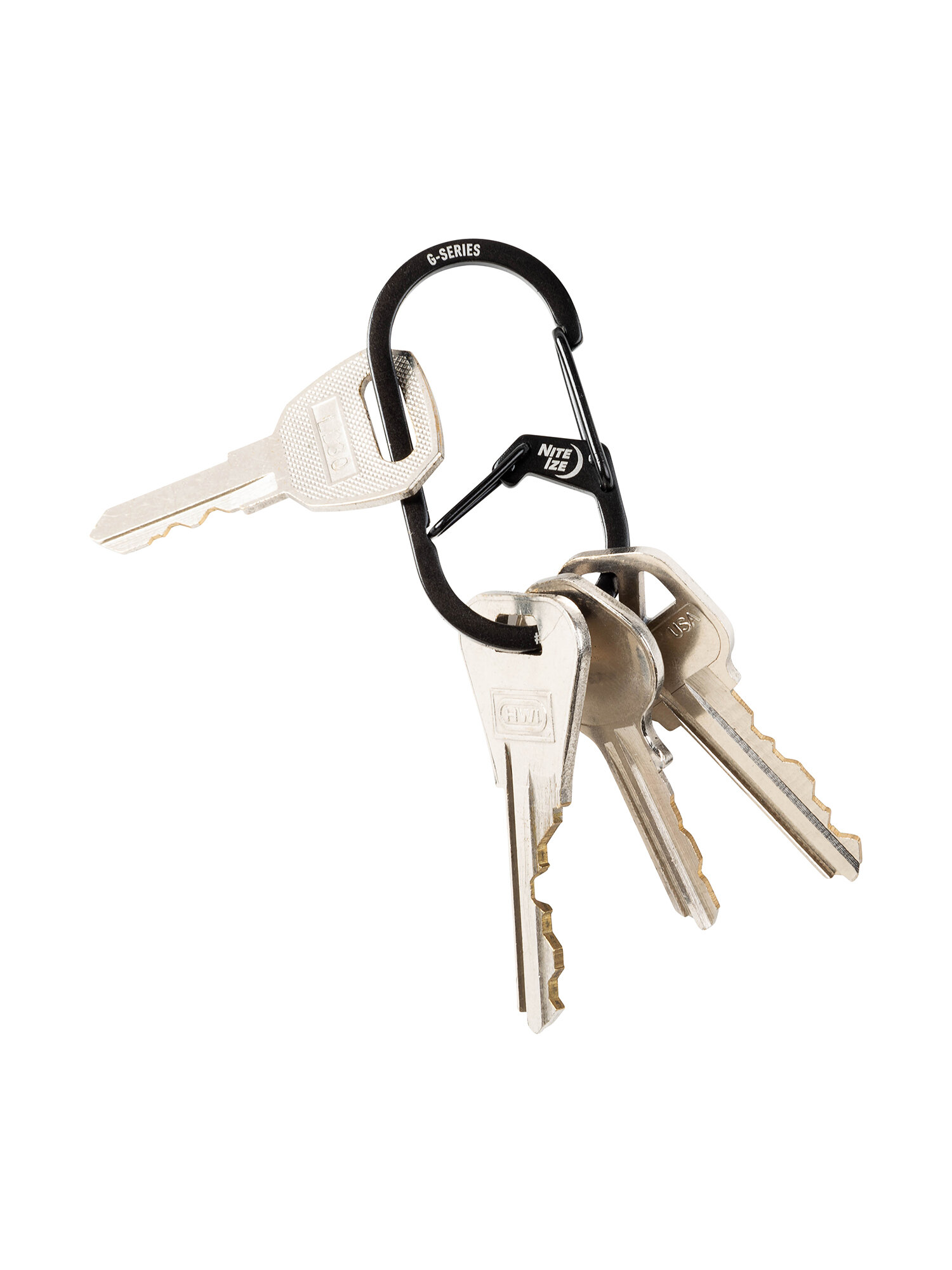 Брелок-карабин Nite Ize, черный — фото 1