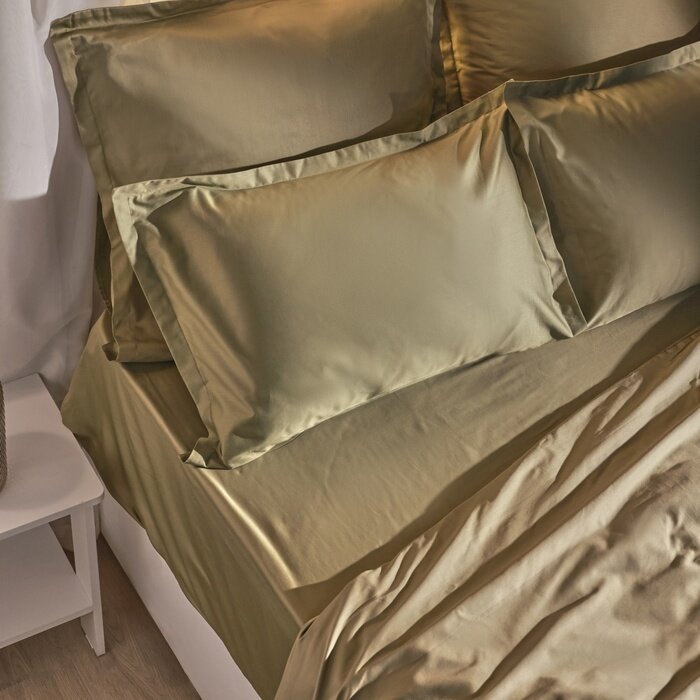 Простыня Sima-Land Home 220ТС "Олива" 235х260 см, сатин, 100% хлопок (10157573)