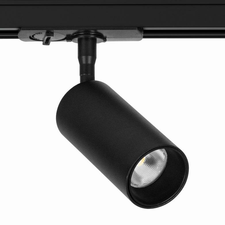 Трековый светильник Arte Lamp AERO A1335PL-1BK, цвет /Черный, материал Алюминий и пластик/