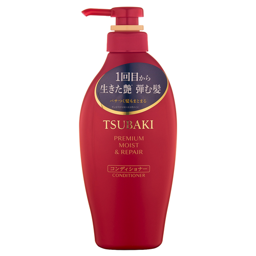 фото Shiseido tsubaki premium moist восстанавливающий кондиционер для шелковистости волос с маслом камелии 450 мл.