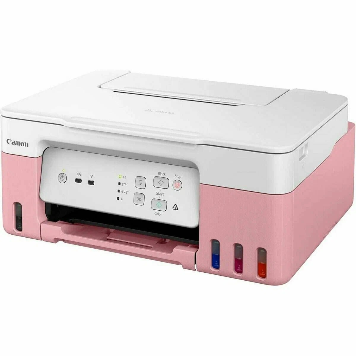 МФУ Canon PIXMA G3430, поддержка AirPrint/Bluetooth/USB/Wi-Fi, цвет розовый