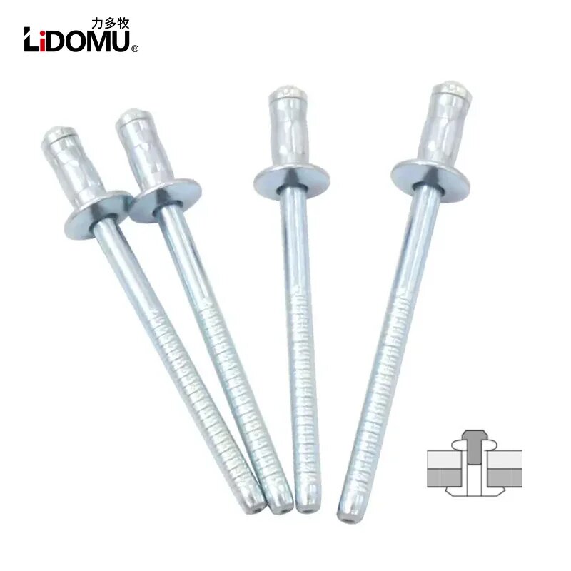 30/50 шт высокопрочные строительные заклепки из углеродистой стали 50Pcs 4.8x14 mm