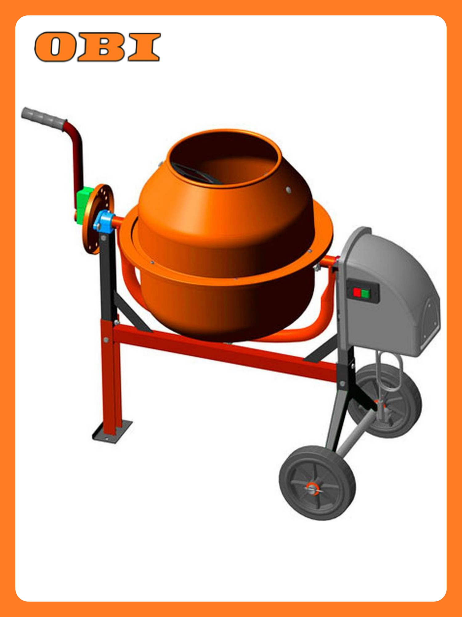 Бетоносмеситель "строймаш" БСЛ принудительное смешивание 63л 300Вт 220В