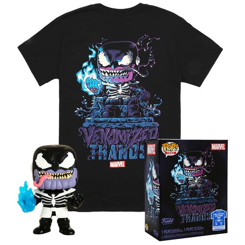 фото Набор фигурка+футболка funko pop and tee: venom thanos (m) 45462