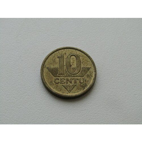 Монета. Литва. 10 центов 1997 литва 10 центов 1991 г