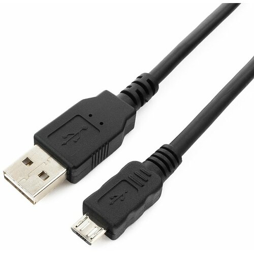 Кабель Cablexpert USB - microUSB (CC-mUSB2D-1M), 1 м, 1 шт., черный кабель cablexpert usb microusb cc musb2d 1m 1 м черный
