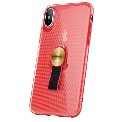 фото Чехол-накладка для iphone x\xs hoco ousong pc+tpu красная