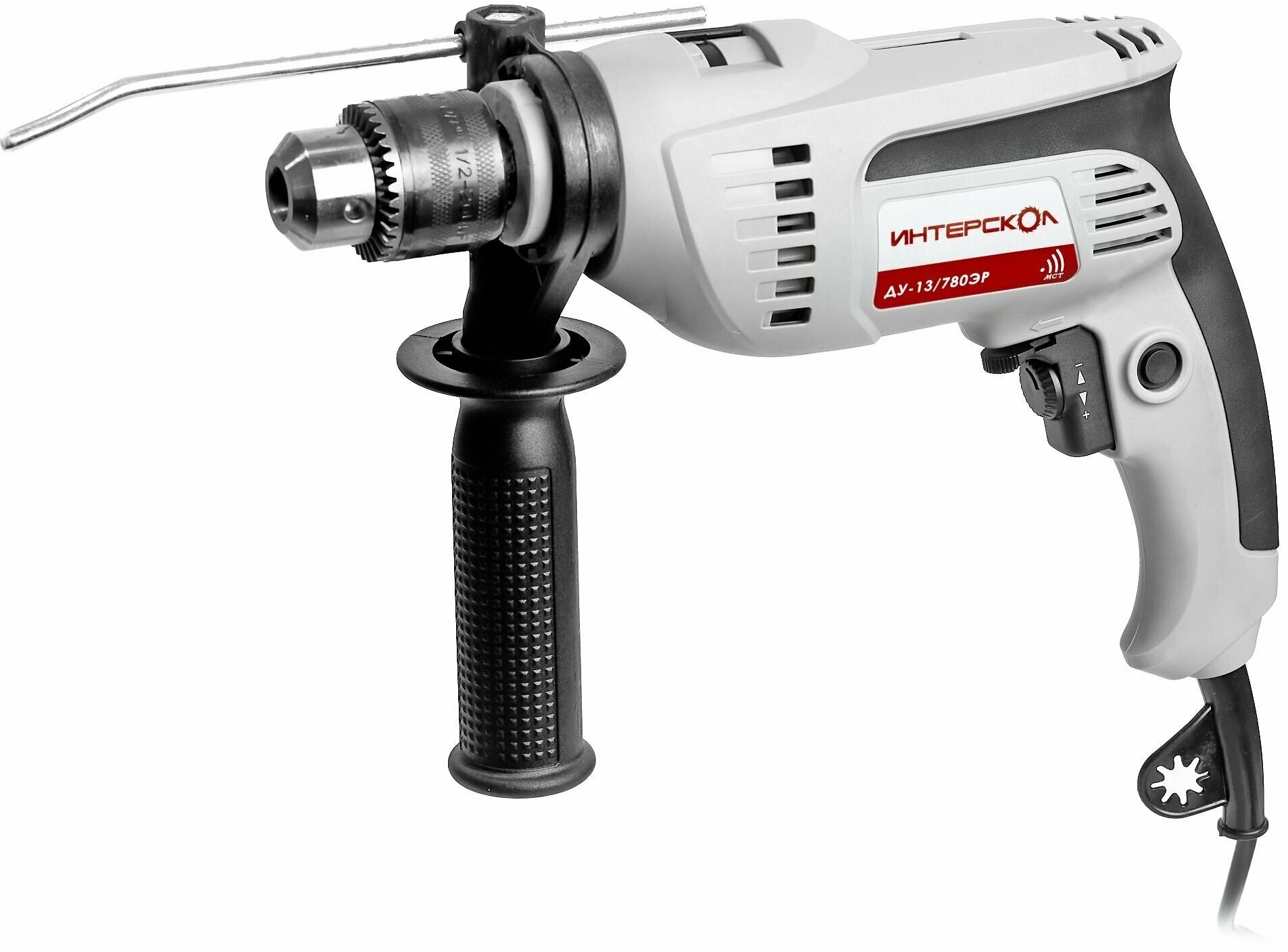 Сетевая дрель ударная, макс. сверления в древесине 30 мм, 780 Вт ИНТЕРСКОЛ