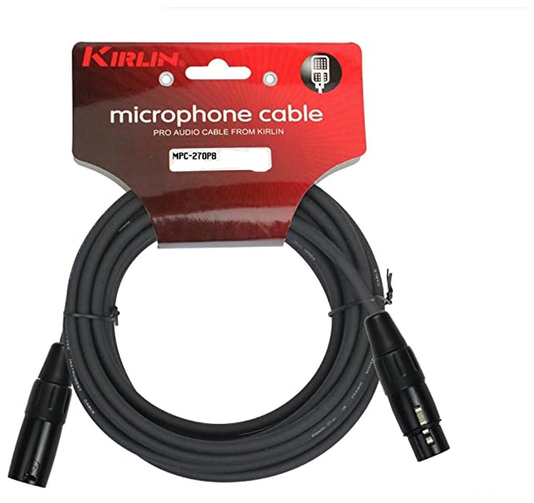 Микрофонный кабель 6 метров XLR-XLR - Kirlin MPC-270PB/6m