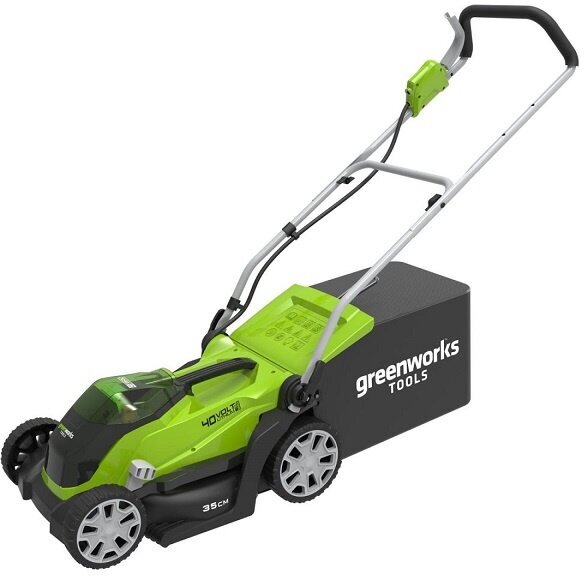 GREENWORKS Газонокосилка аккумуляторная G40LM35 GREENWORKS, 2501907