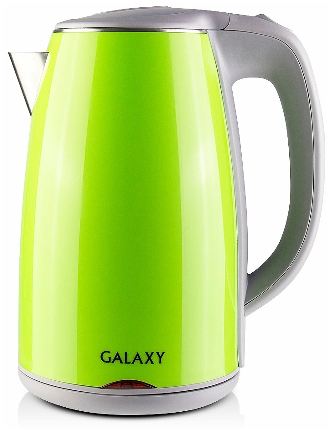 Чайник электрический Galaxy GL-0307 зеленый 2000Вт, объем 1,7л, скрытый нагревательный элем - фотография № 1