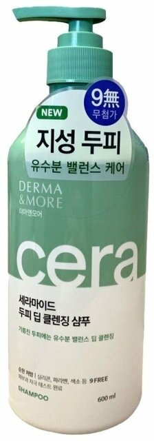 Шампунь для волос Derma & More глубокое очищение 600мл Aekyung Industrial - фото №11