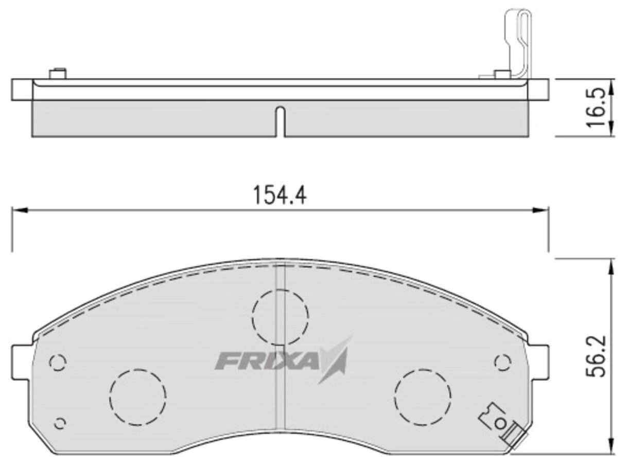 FRIXA FPK10N   KIA Carnival (03-), Pregio  (4.) FRIXA