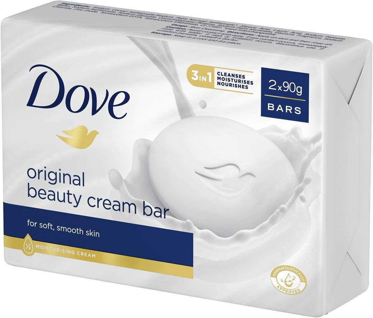 DOVE Крем-мыло кусковое Красота и Уход, упаковка 2 шт. — фото 1