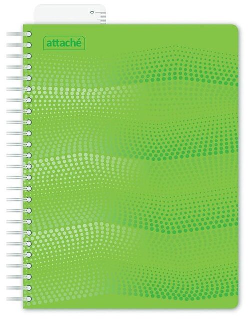 Attache Бизнес-тетрадь Waves 272848/272859, клетка, 100 л., 1 шт., зеленый