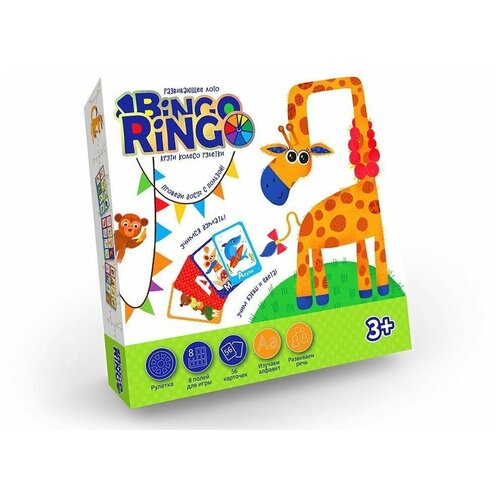 Настольная игра - Развивающее лото серия Bingo Ringo, 1 шт. danko toys bingo ringo