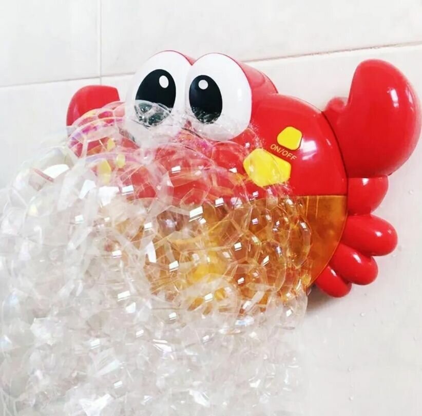 Игрушка для ванной Умка Крабик, 2104V216-R, красный с белым - фотография № 10