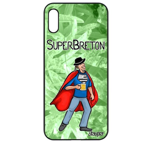 фото Чехол для телефонов honor 8a, "супербретонец" герой шутка utaupia