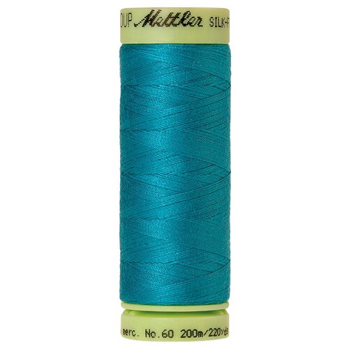 Нить для машинного квилтинга SILK-FINISH COTTON 60, 200 м 100% хлопок 0722 Glacier Blue ( 9240-0722 ) нить для машинного квилтинга silk finish cotton 60 200 м 100% хлопок 1316 steel blue 9240 1316