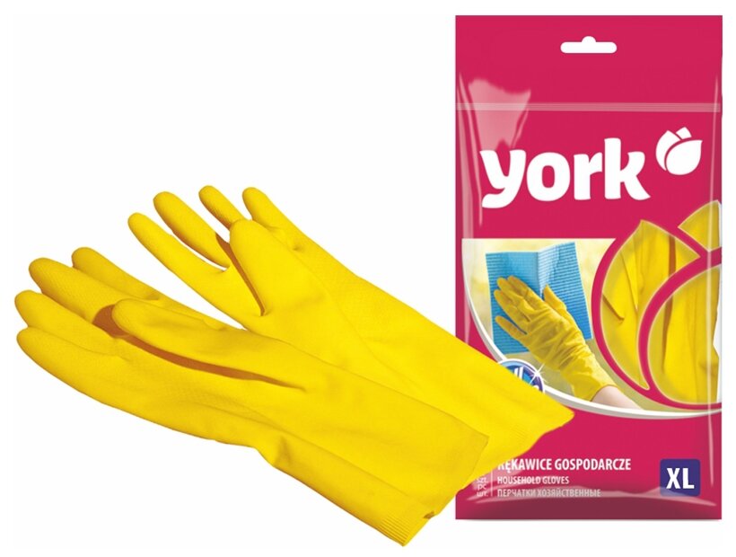 Перчатки резиновые YORK (XL)