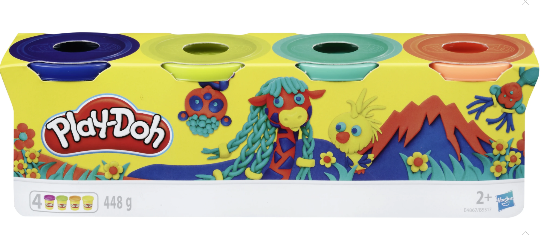 Play-Doh Игровой набор 4 баночки разных цветов E4867/E5517