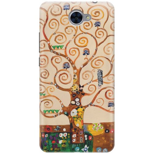 фото Cиликоновый чехол на huawei y7 2017 / хуавей у7 2017 с принтом "климт" gosso