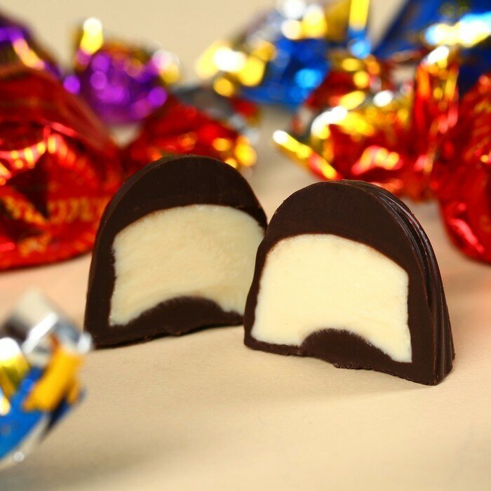 Шоколадные конфеты «Лучшей в мире» с начинкой, 100 г. - фотография № 2