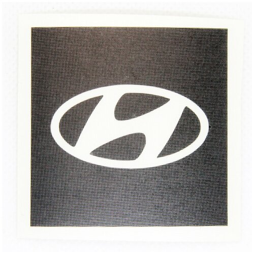 Трафарет наклейка Хендай 50х50мм на монтажной плёнке Hyundai