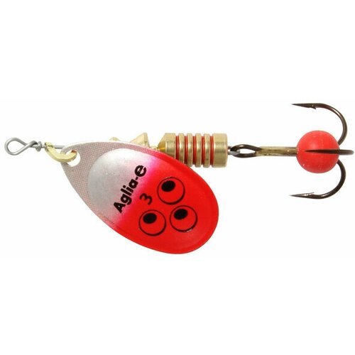 Блесна для рыбалки вращающаяся Mepps AGLIA-E 3 SR S/Red, 1 штука