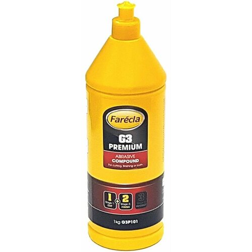 Высокоэффективная абразивная полировальная паста Farecla G3 Premium Abrasive Compound 1 кг.