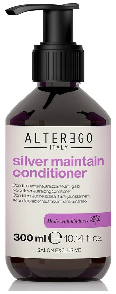 Alter Ego Нейтрализующий кондиционер Silver Maintain Conditioner Anti-Yellow, 300 мл