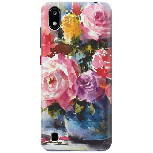 фото Re:pa накладка transparent для zte blade a7 2019 с принтом "акварельный букет цветов"
