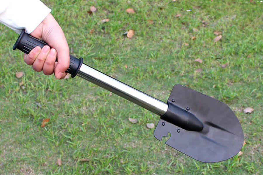 Складная чудо лопата трансформер 7в1 лопатка топор молоток ножовка штык нож - фотография № 16