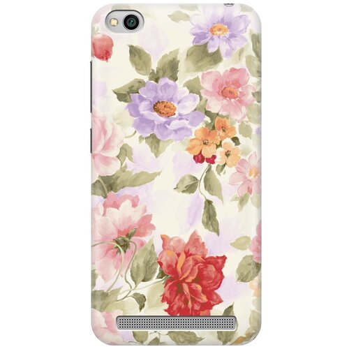 фото Cиликоновый чехол на xiaomi redmi 5a / сяоми редми 5а с принтом "нежные цветы" gosso