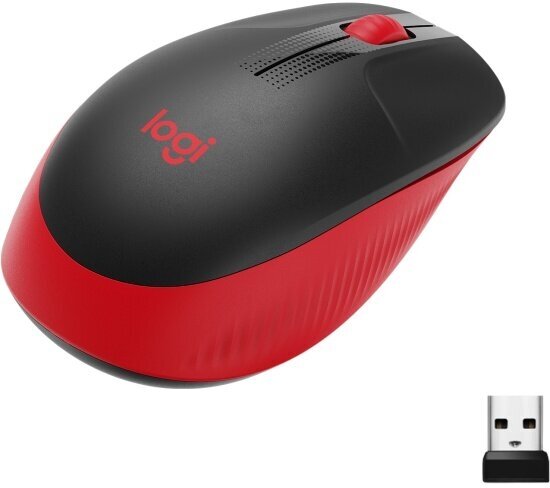 Мышь Logitech M190 Full-Size Wireless Mouse RED (910-005908)