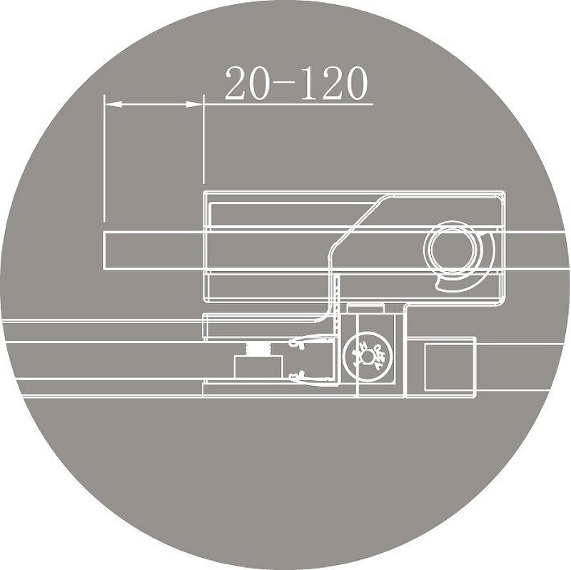 Душевой уголок CEZARES SLIDER-A-2-70/80-BR-Cr - фотография № 12