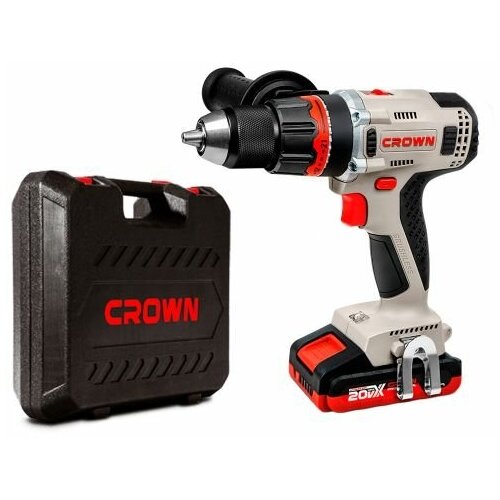 Дрель-шуруповерт аккумуляторная Crown Professional CROWN CT21093HMX-2 BMC аккумуляторная дрель шуруповерт sturm cd3612 12в 2 ач