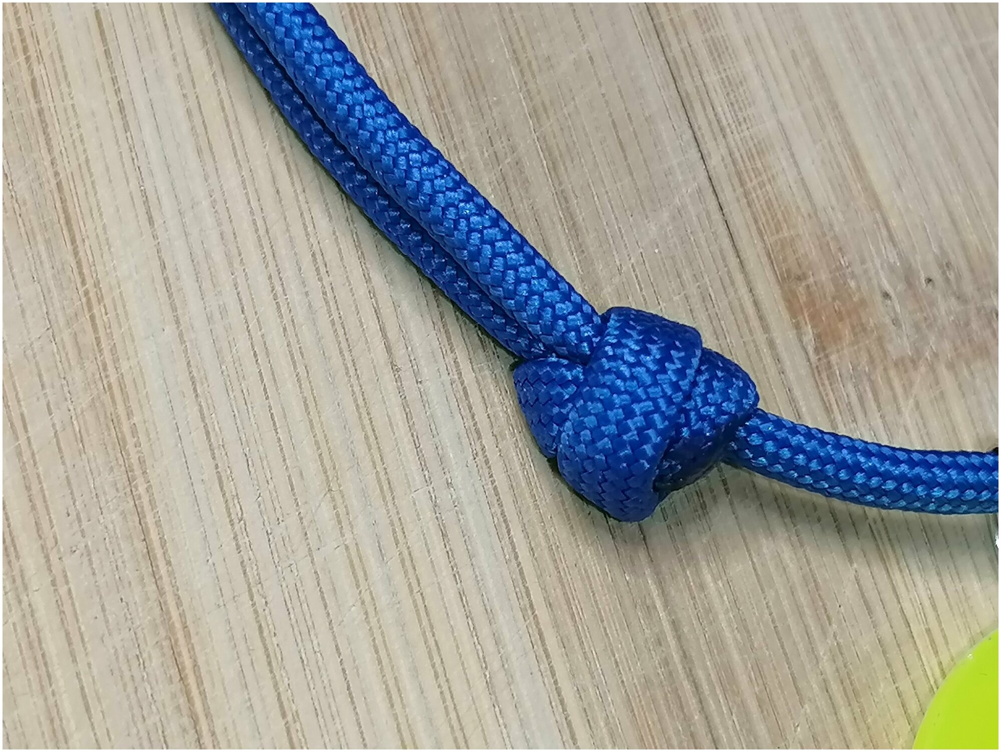 Шнурок для адресника, синий, размер L - 40-60 см - фотография № 6