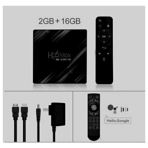 Приставка Смарт-ТВ Android 2GB 16GB Voice remote 484000₽