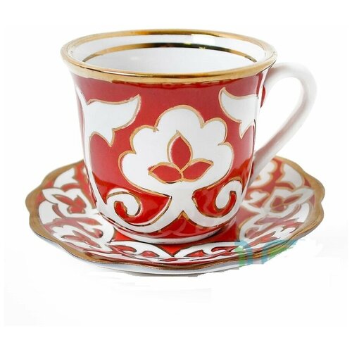 Чашка чайная с блюдцем 200мл Пахта