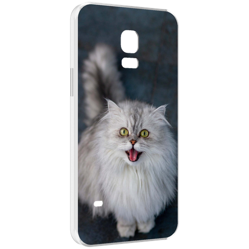 чехол mypads порода кошка бенгальская для samsung galaxy s5 mini задняя панель накладка бампер Чехол MyPads порода кошки британская длинная для Samsung Galaxy S5 mini задняя-панель-накладка-бампер