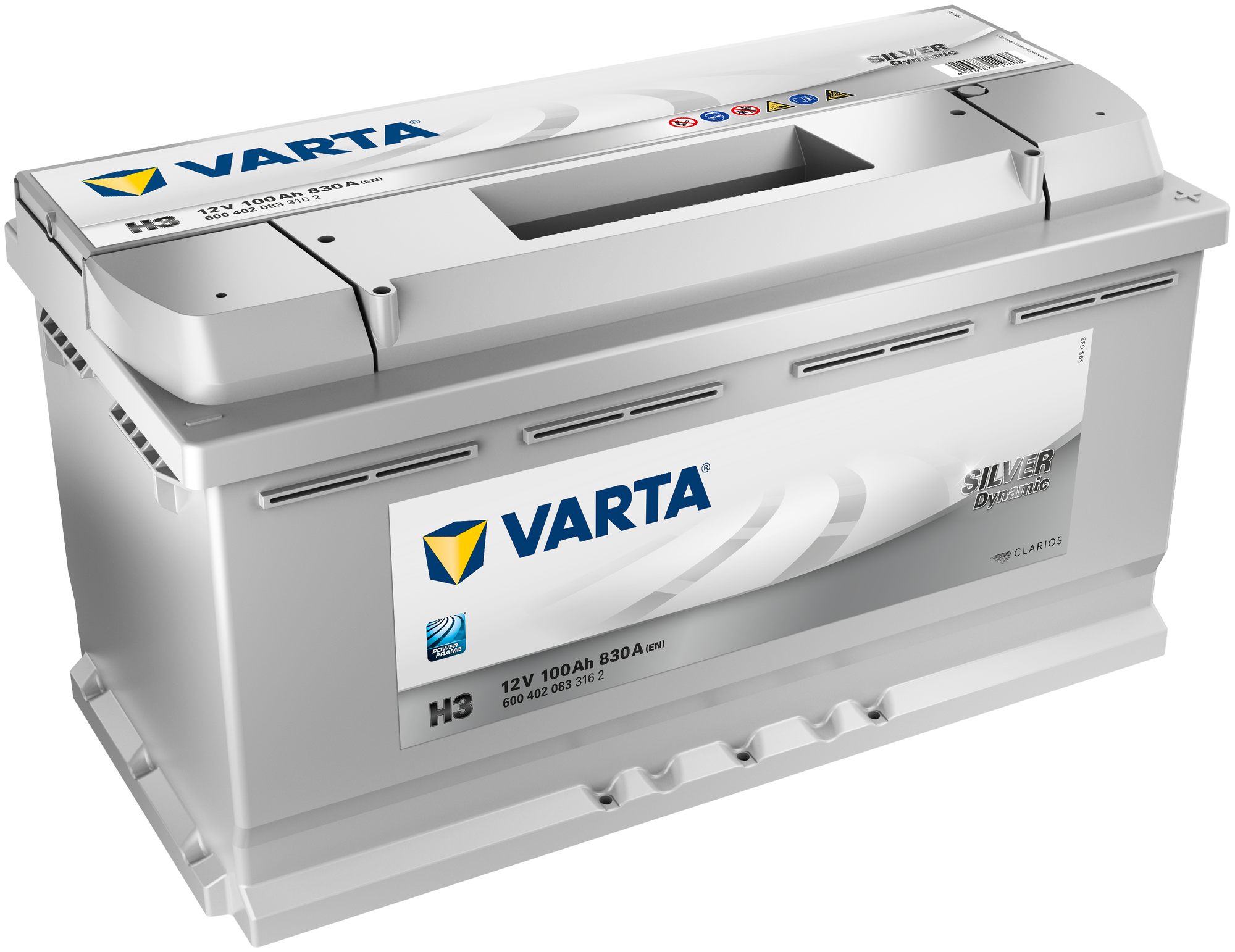 Аккумулятор для грузовиков VARTA Silver Dynamic H3 600 402 083 353х175х190