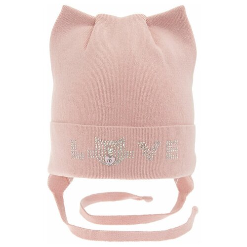 фото Шапка для девочки (размер: 52/54), арт. betty пудр., цвет розовый mialt