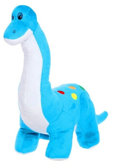 Мягкая игрушка «Динозавр Деймос», цвет синий, 33 см